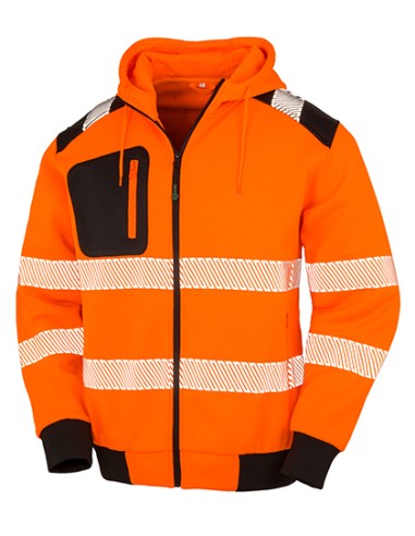 RES-R503X-Recycled Zipped Safety Hoody